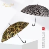 【 European and American Export 】 Men's business straight-handled umbrella, 16-bone, 25-inch long umbrella, camouflage print, enlarged umbrella surface impact Specification image